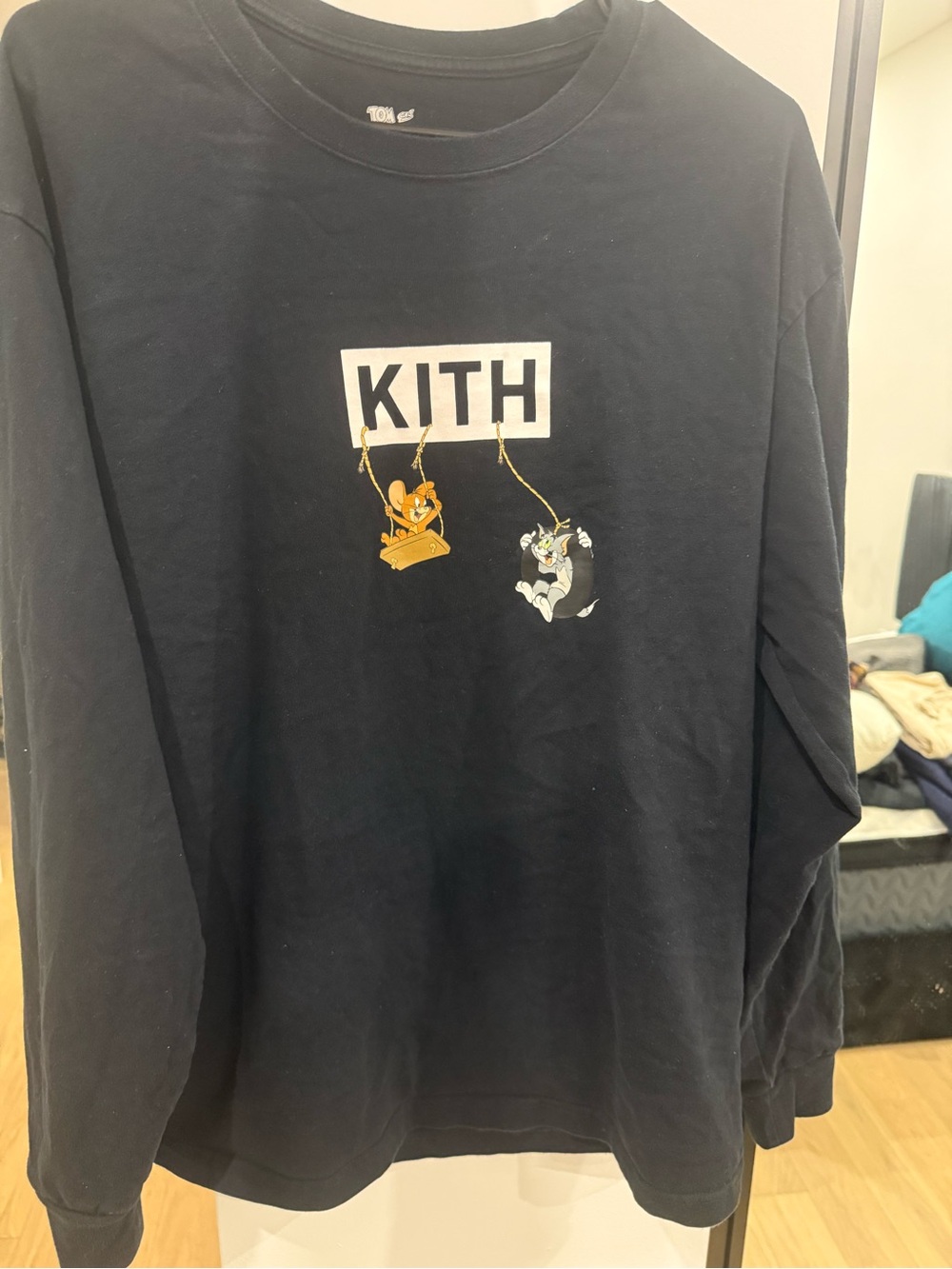KITH Long-Sleeve Tom & Jerry Graphic Tee